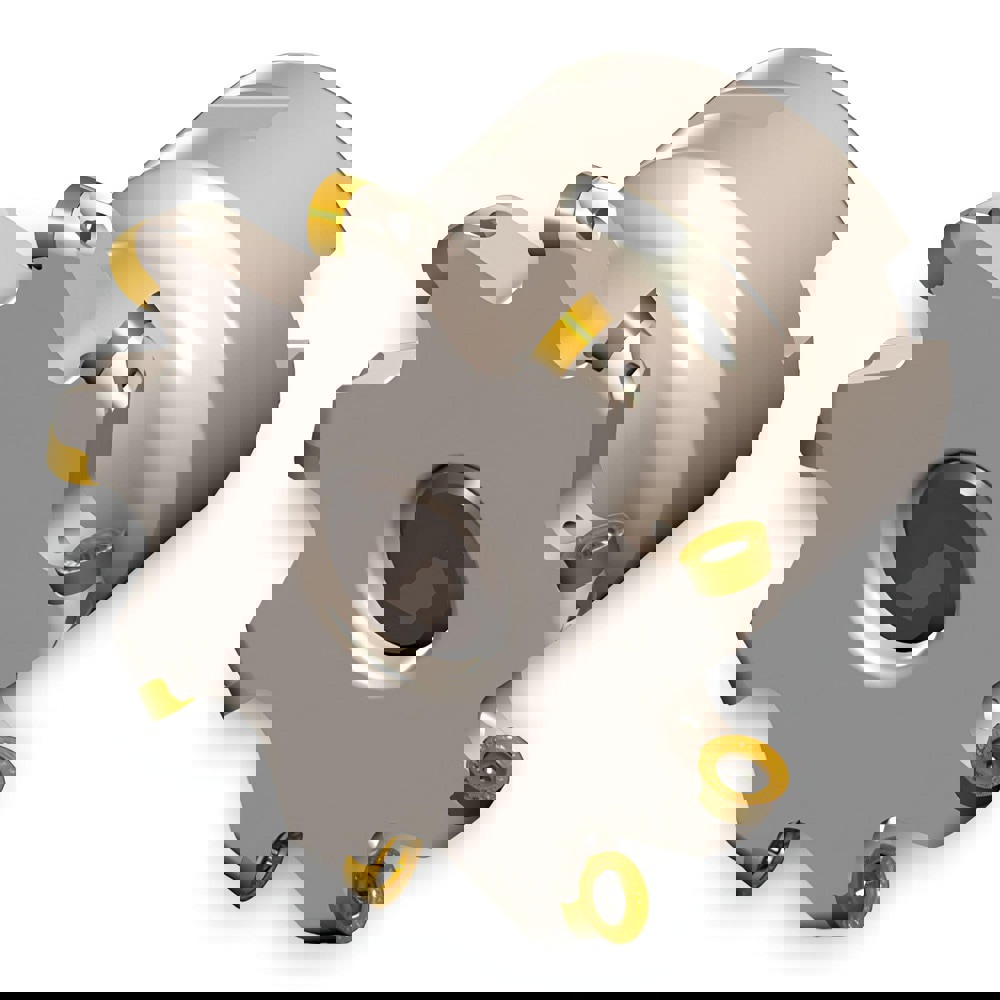 Indexable Slotting Cutter: 8 mm Cutting Width, 2-1/2